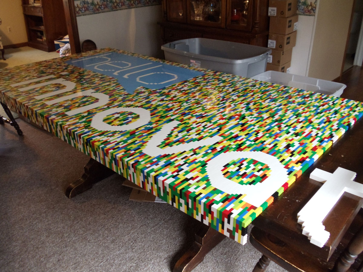 Custom Lego Conference Table